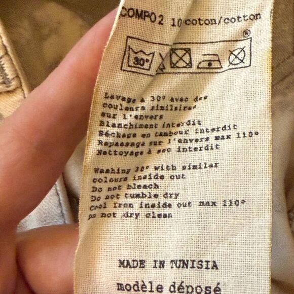 NWT Maje Women’s E14 Downtown Low Rise Quilted Skinny Jeans. White/Black. Sz 36 - Picture 11 of 12